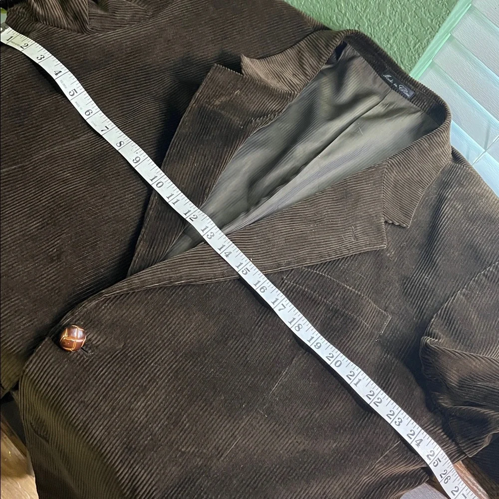 Vintage Italian Corduroy Sport Coat unisex 90s Retro Preppy Corduroy Blazer